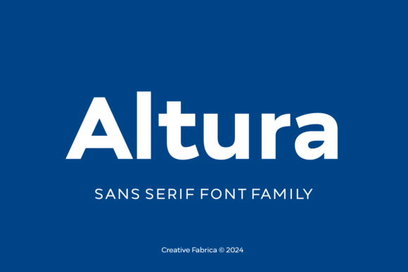 Altura: A Modern Display Font for Polished Digital Branding