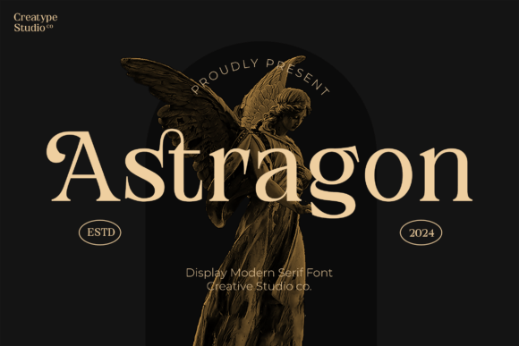 Astragon: A Display Serif Font for Elegant Campaign Design