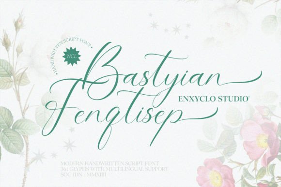 Bastyian Fenqtisep: A Modern Handwritten Script Font for Makers