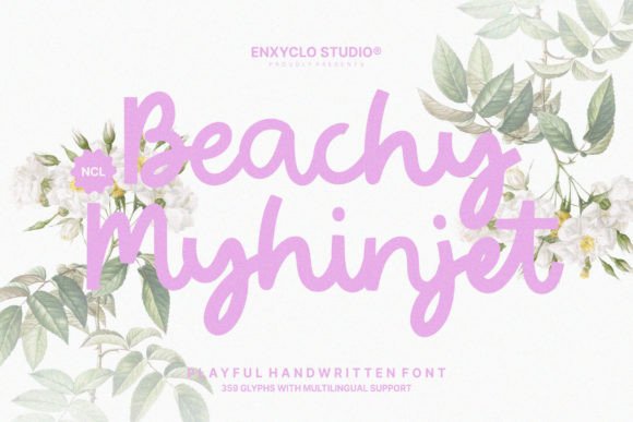 Beachy Myhinjet: A Playful Script Handwritten Font for Editorial Warmth