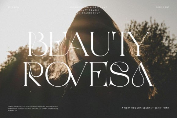 Beauty Rovesa: A Modern Display Serif for Thoughtful Editorial Design