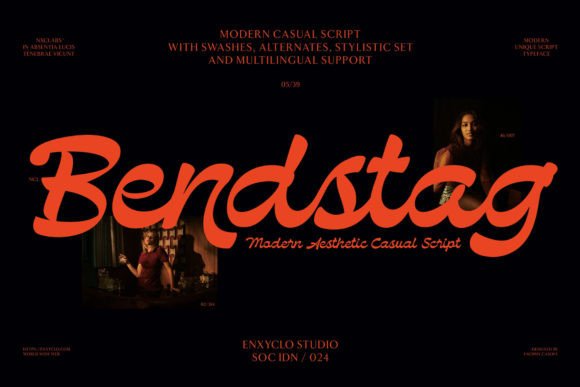 Bendstag Font for Web Design