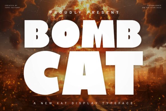 Bombcat Display: Bold Sans Serif Font for Crafters & Sellers