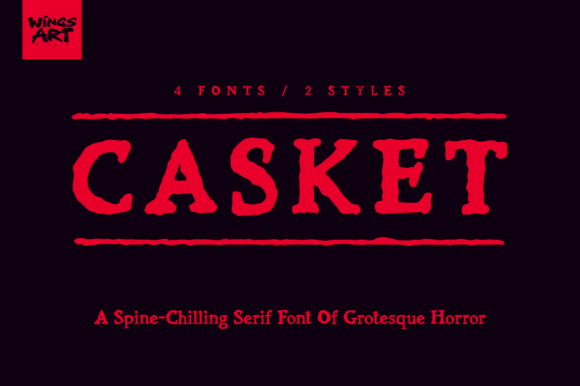 Casket: A Textured Serif Font for Evocative Brand Identity