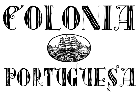 Colonia Portuguesa Display Font for Art Deco Branding