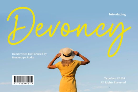 Devoncy: A Stiff-Tipped Script Handwritten Font for Lifestyle Branding