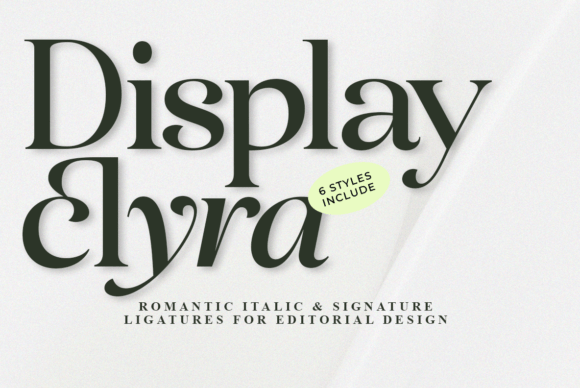 Display Elyra Serif Font for Elegant Handmade Branding