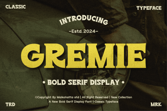 Gremie Font for Professional Branding