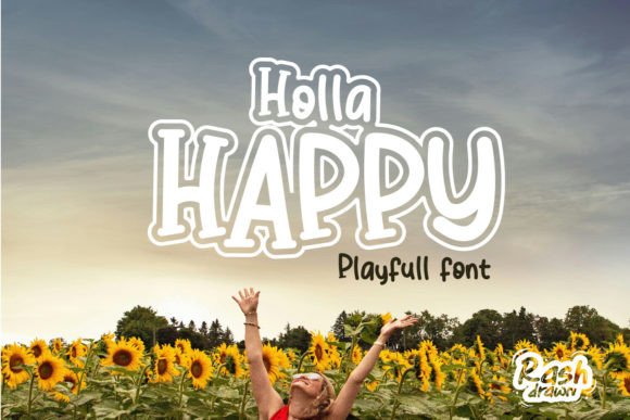Holla Happy Font for Bold Headings and Playful Branding