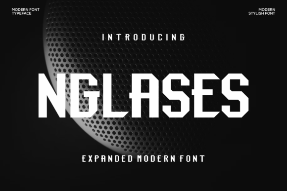Nglases: A Bold Modern Sans Serif Font for Branding