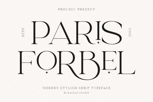 Paris Forbel: A Romantic Serif Font for Modern Branding