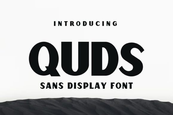 Quds: A Bold, Versatile Sans Serif Display Font