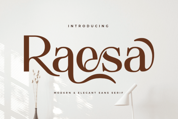 Raesa: A Sophisticated Sans Serif Display Font for Modern Branding
