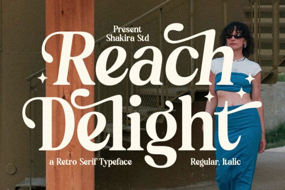 Reach Delight Serif Font for Editorial Design