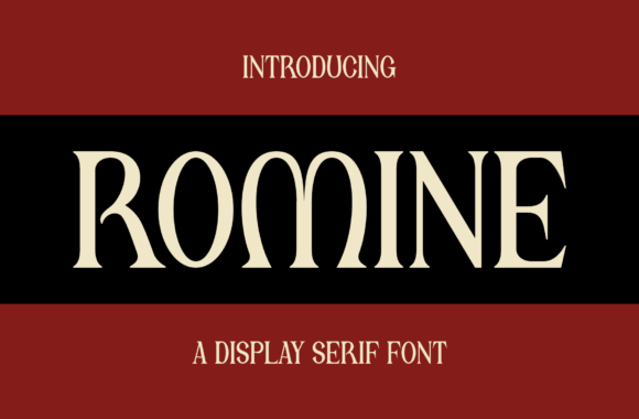 Romine Serif Font for Elegant Campaign Design