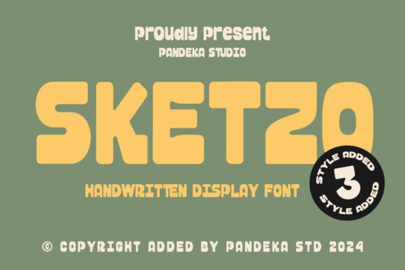 Sketzo: Playful Script Handwritten Font for Makers