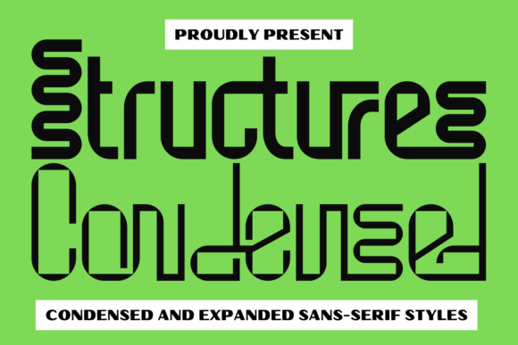 Structures Condensed Font Review