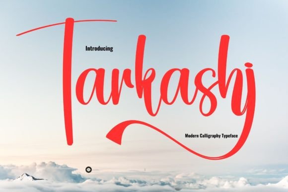 Tarkashj: A Handwritten Display Calligraphy Font for Elegant Branding