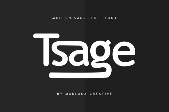 Tsage: A Bold, Stylish Sans Serif Display Font