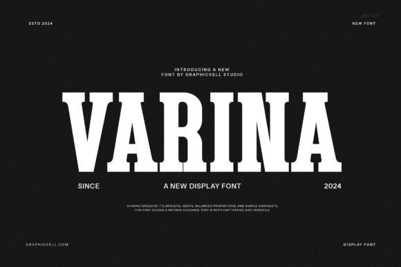 Varina: A Bold Serif Font for Editorial Impact