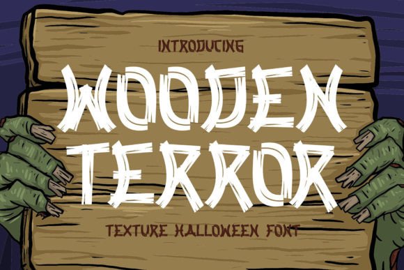 Wooden Terror: A Halloween-Inspired Script Handwritten Font