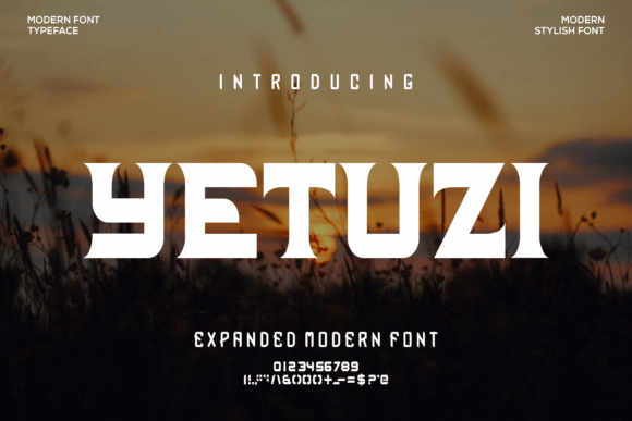 Yetuzi: A Bold Serif Font for Editorial Impact